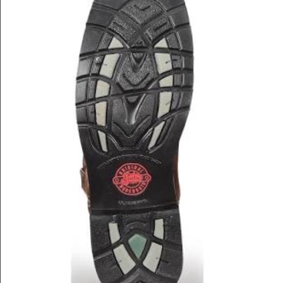 Safety toe oil resistant work boot wide  10EE - Picture 5 of 7